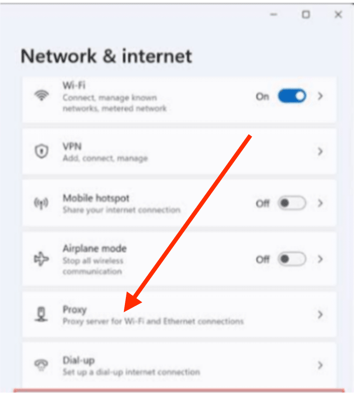 How To Configure Proxy Server Settings In Windows